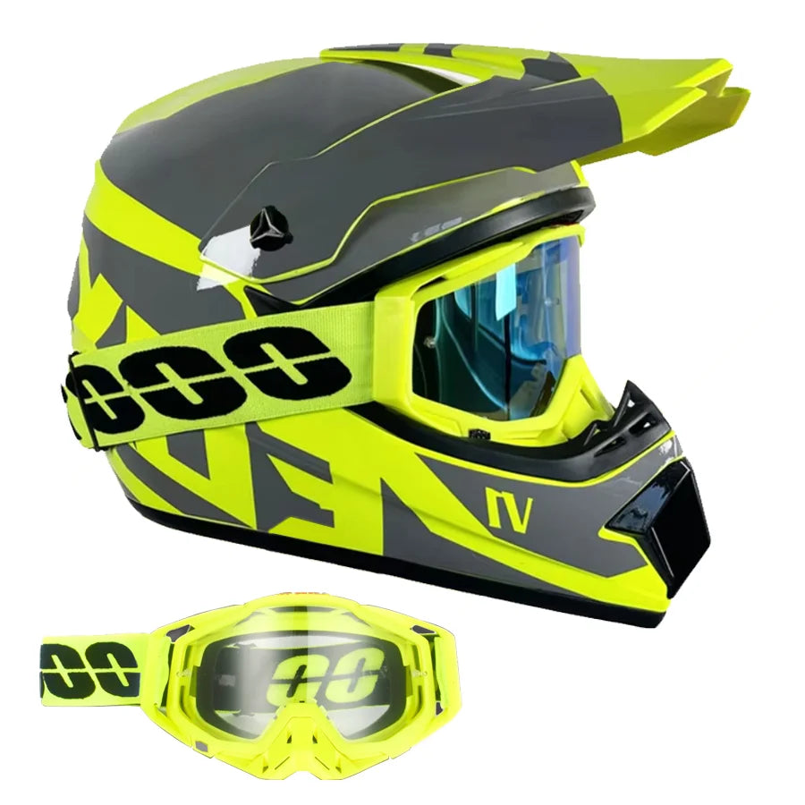 Youth Kids Motocross & Dirt Bike Helmet - Off-Road Downhill AM DH Cross Helmet - DOT Certified for Young Riders