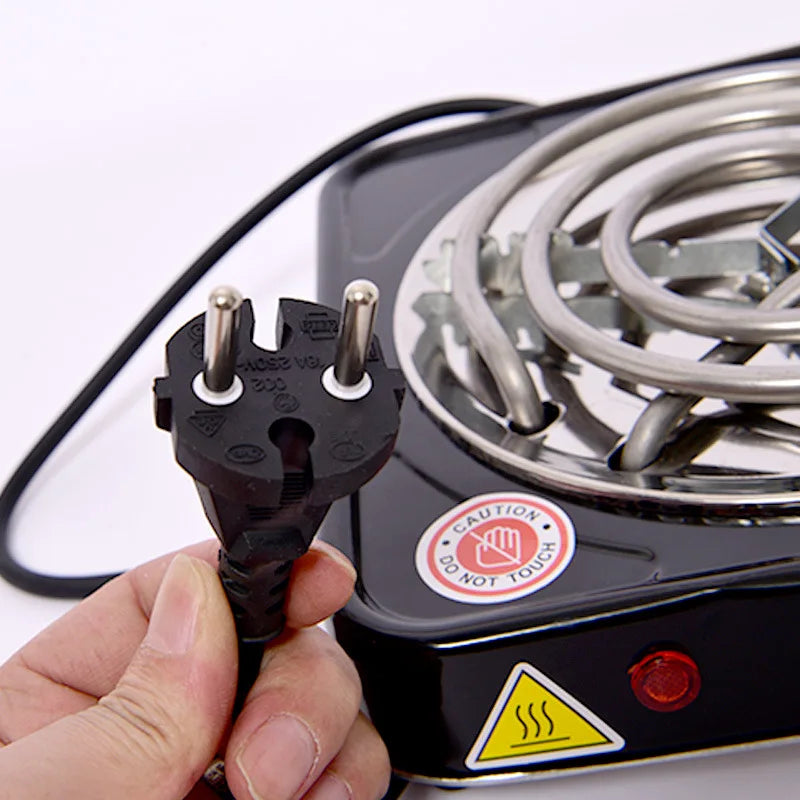 DEJAYA Hookah Charcoal Coal Burner Hot Plate Electric Shisha Starter Portable Electric Stove Multipurpose 1KW 220V