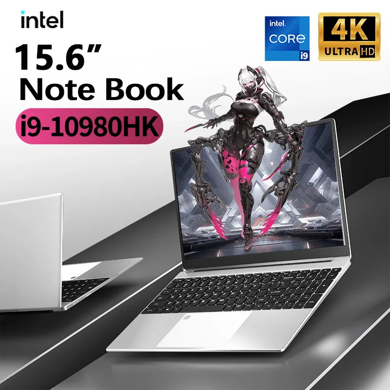 NEW 15.6" Windows 11 Pro Laptops Intel Core i9-10980HK 16GB RAM 1TB SSD Office Gamer Study notebook Computer PC