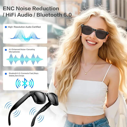 2025 New 8K HD Smart Glasses Photochromic Bluetooth Call Video Recording Voice Assistant Music Player Translate Camera Glasses