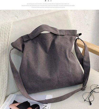 Top Canvas Bag Youth Men Shoulder Bags Large Capacity Hand Bags Letter Printed Crossbody Bag for Women Students School Bags