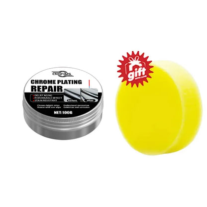 Chrome Refurbishment Paste: Polishes & Restores Car Wheels & Bumpers