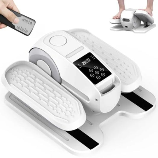 Under Desk Elliptical Exercise Machine Elliptical Leg Exerciser as Seen on TV 12 Speeds Leg Exerciser While Sitting for Seniors