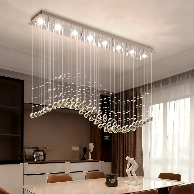 Modern Pendant Ceiling Lamps Suspension Lighting Living Room Pendant Lamp for Kitchen Over the Table Crystal Chandelier Pendants
