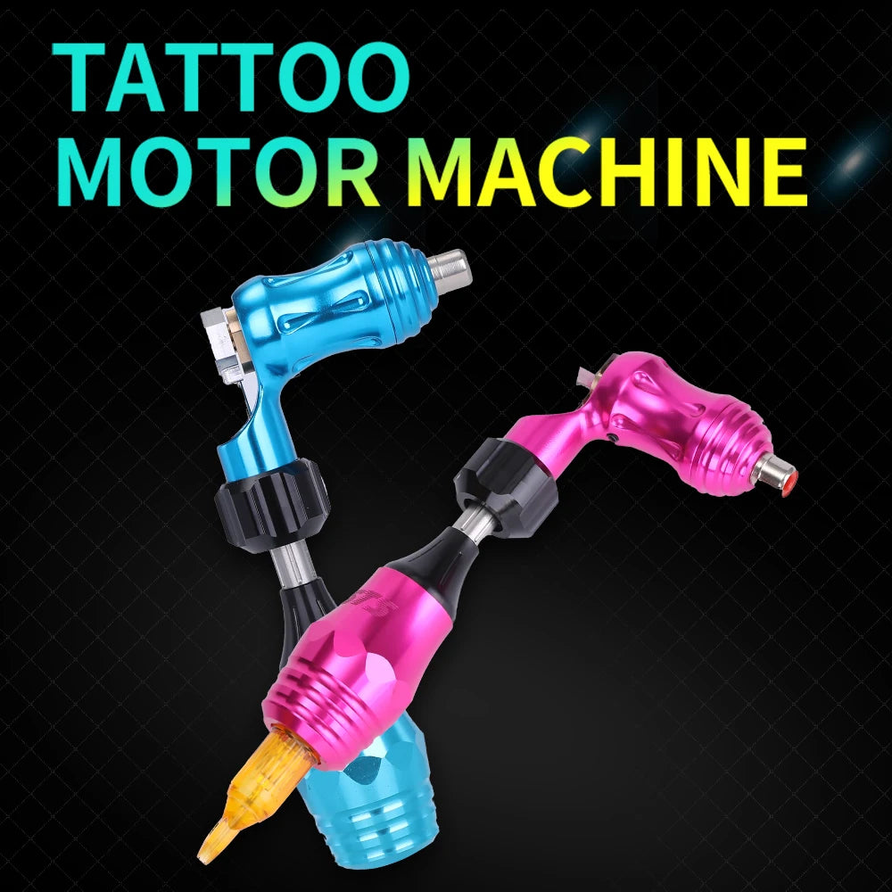 YILONG T2 Professional Seashell machine Tattoo Gun Rotary Motor Pen Hybrid Tattoo Machine With RCA Tattoo Tools