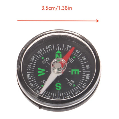 35/40MM Handheld Compass ABS Camping Pocket Compass Portable  Climbing Riding Children Gift Outdoor Survival Gear B.H