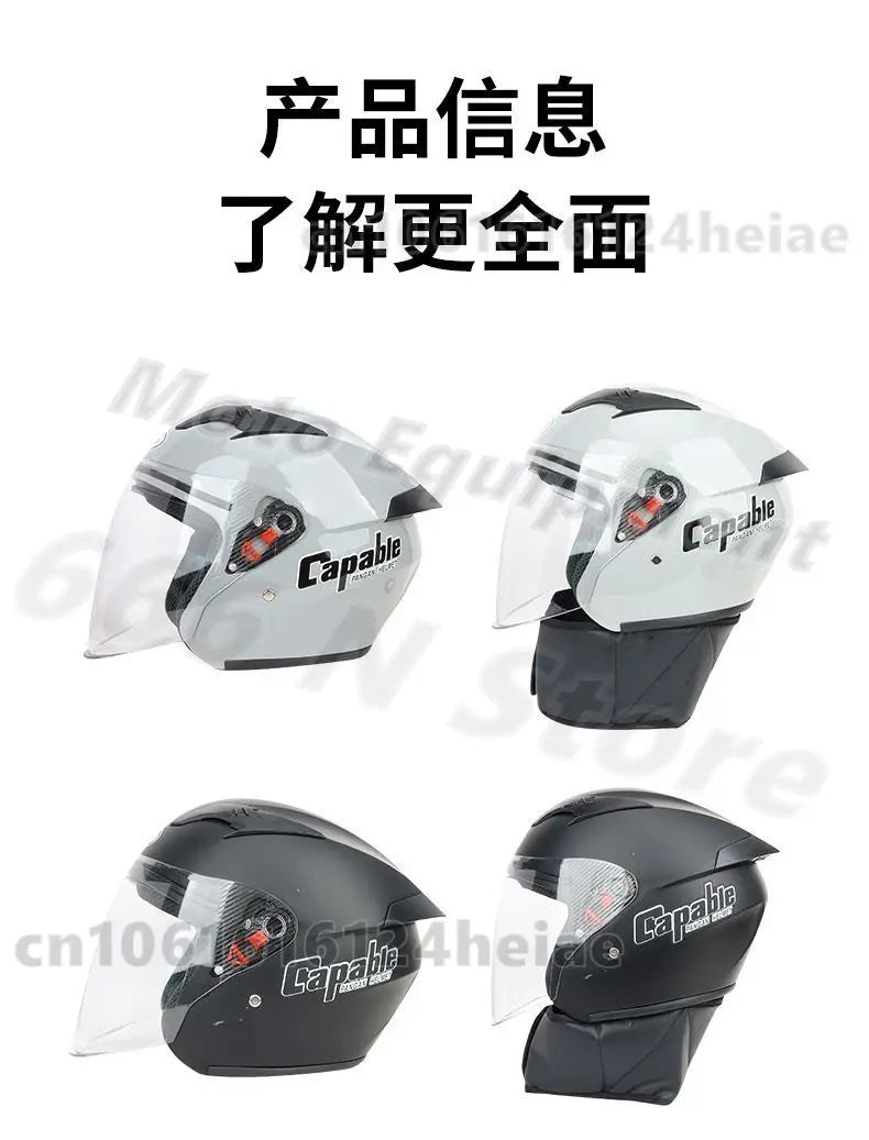 5XL 6XL 7XL Big Size Unisex Motorcycle Helmet Big Head Circumference 60-76cm Riding Safety Helmet All Seasons Casco