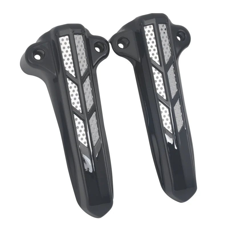 1pair Front Lower Fork Leg Covers For Harley Touring Road King Street Glide Ultra Limited FLHT FLHX FLHR 2014-2022