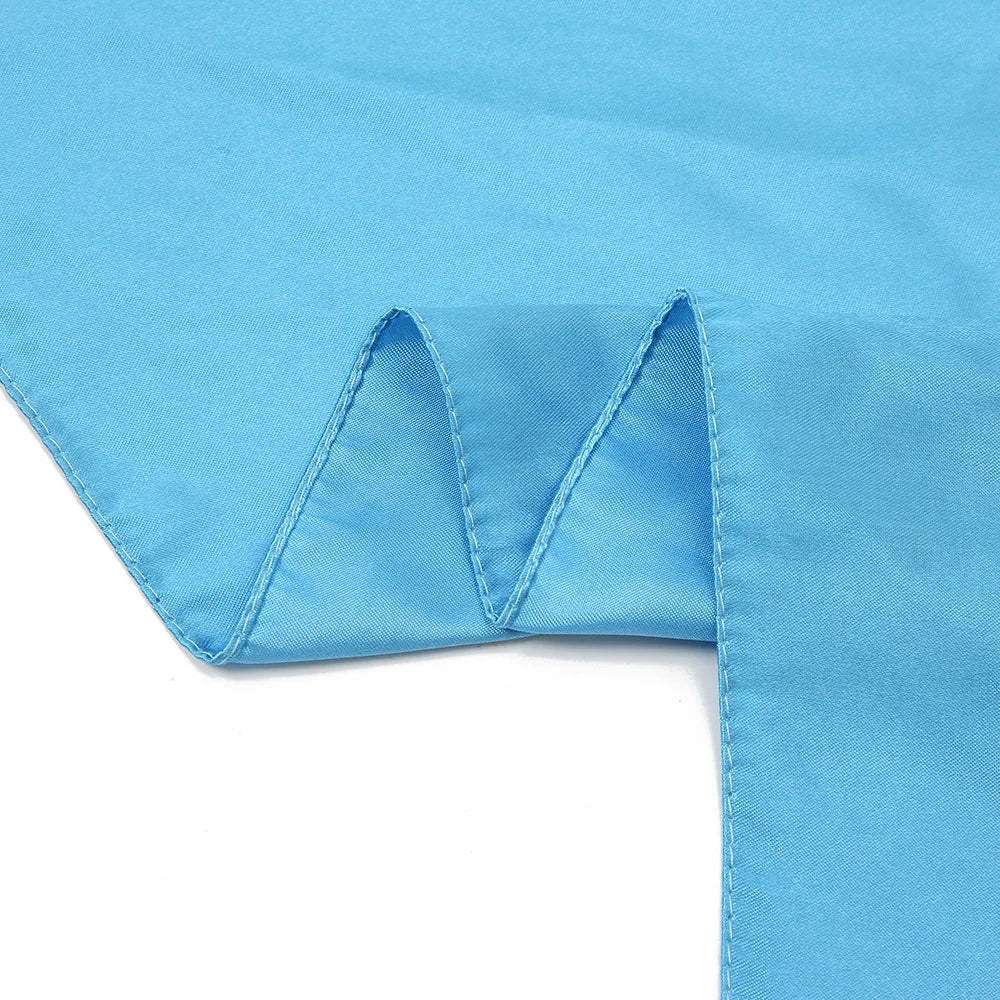 60x60cm Solid Colors Neckerchief Scarf For Women Silk Satin Headband Hair Scarves Female Square Shawls Head Scarfs