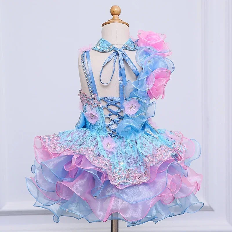 Lovely White Satin Flower Girl Dress for Wedding Dresses Little Princess Bow Kids Birthday Party Evening Customise Gowns