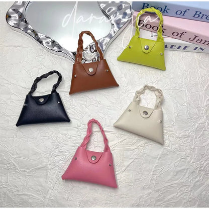Mini Bag Pendant Small Keychain Case Bag Hanging Accessory Cute Earphone Storage Bag Pendant Keychain Bag Pendant Decoration