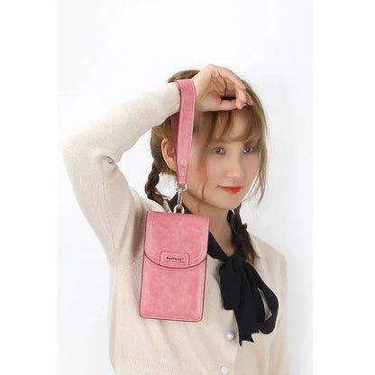 Korean edition phone bag New Baellerry fashion phone bag Buckle Crossbody Phone Bag Fashion Versatile Shoulder Bag