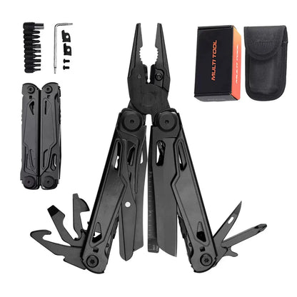 Outdoor Camping Multi Tools Folding Survival Gear Plier Knife Wire Stripper Outdoor Mini Portable Hand Tools Knife, Scissors