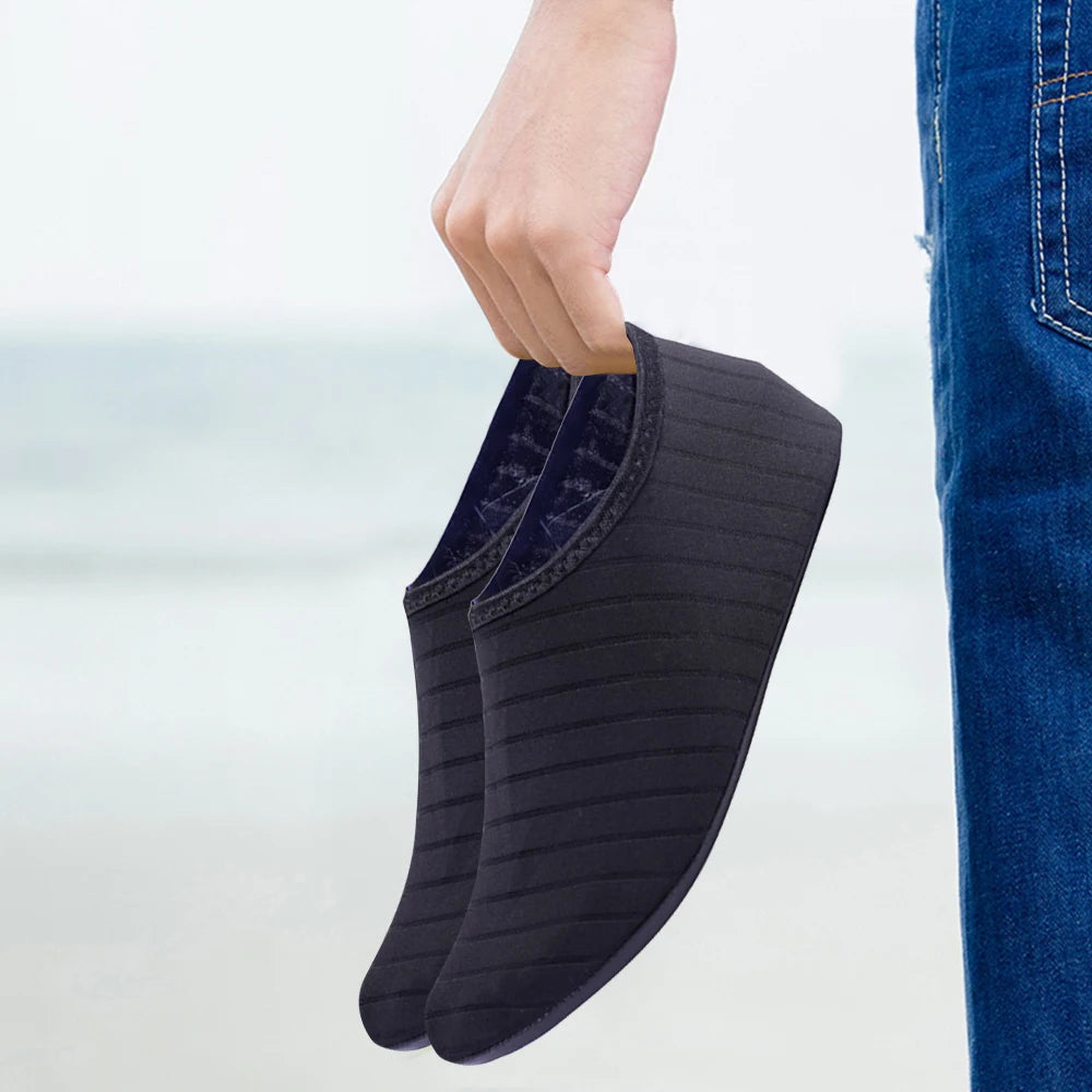 1Pair Mens Womens Water Shoes Barefoot Beach Pool Shoes Quick-Dry Aqua Yoga Socks for Surf Swim Water Sports