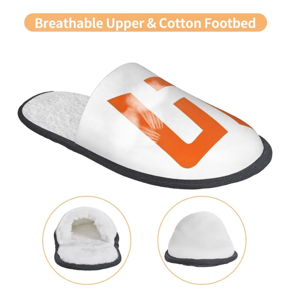 Custom British Lando Norris Racing Driver Guest Slippers for Spa Women House Slipper
