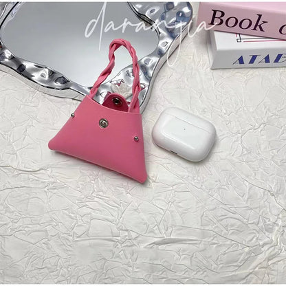 Mini Bag Pendant Small Keychain Case Bag Hanging Accessory Cute Earphone Storage Bag Pendant Keychain Bag Pendant Decoration