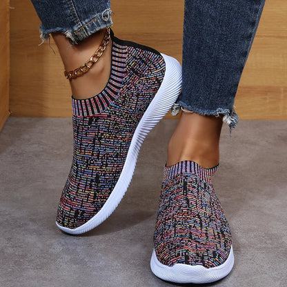 2022 Women Sneakers Fashion Socks Shoes Breathable Casual Sneaker Summer Vulcanized Shoes Women Trainers Tenis Feminino Flats