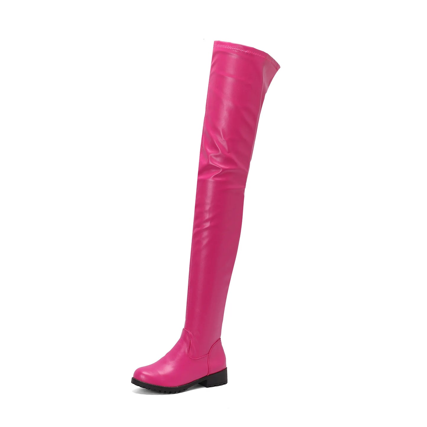 Winter New Plus Size 48 Women's Over The Knee Boots Thick Heel Long Tube Boots Platform Shoes