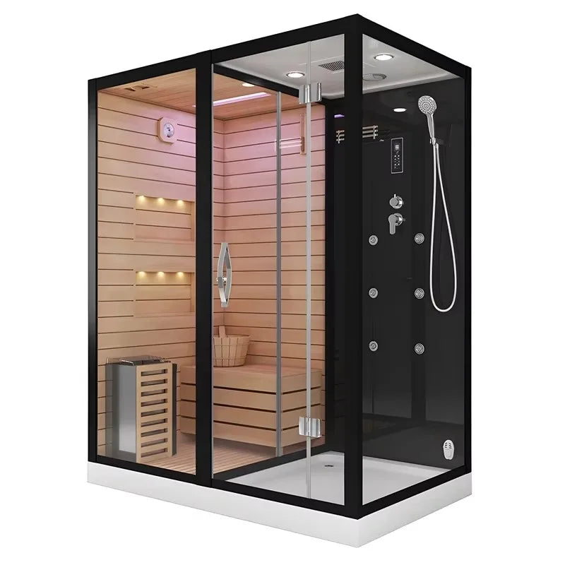 Customization Best-Selling Custom 2 Person Massage Steam Shower Room Steam Sauna Shower Cabin