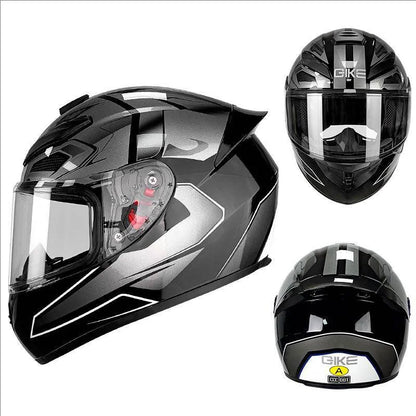 New Vintage Motorcycle Helmet Unisex Full Face Fog Proof Customizable Full Coverage Karting Helmet for Men And Women