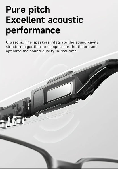 AI Smart Glasses 8 Million Camera Bluetooth Sunglasses Shoot Audio Call Video Music Player Multifunctional Smart Glasses