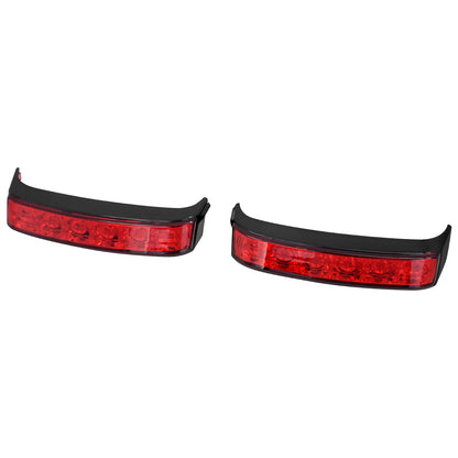 Motorcycle Saddlebag Light LED Turn Lamp Run Brake Lamp For Harley Touring Street Road Glide Road King Ultra Limited CVO 14-2023
