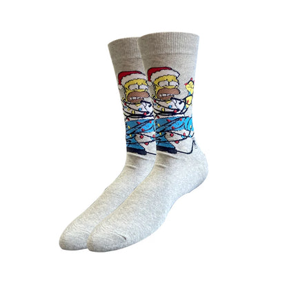 2023 New Anime Marvel Men Socks Long Sock Men‘s Knee-High Couples cosplay Sock Personality Hip Hop Harajuku Funny Sock for Women