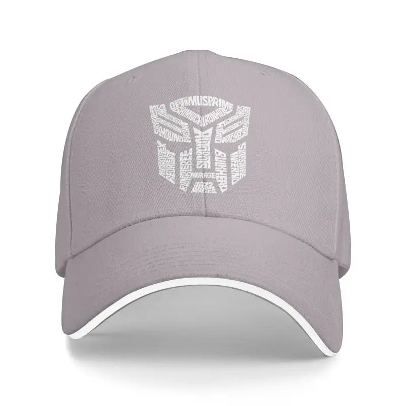 Transformer Autobots Film Print Baseball Cap Sandwich Hats Men Women Adjustable Snapback Caps Summer Sun Protection Hat