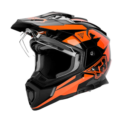 Tiger JTO1 Adventure Motorcycle Helmet Dual SunVisor Helmet Size S-3XL Off-road Casco Moto Highly Breathable For  ADV Long Rides