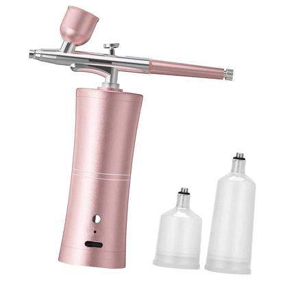 Paint Spray Rechargeable Multiuse Auto Airbrush Model Painting Nail Art Air Brush for Makeup Salon Cake Decorating Beauty Barber
