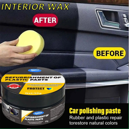 Automotive Plastic Repair Agent-Interior And Exterior Plastic Polishing Wax Scratch Repair Anti-Aging Cream Suitable For Tires