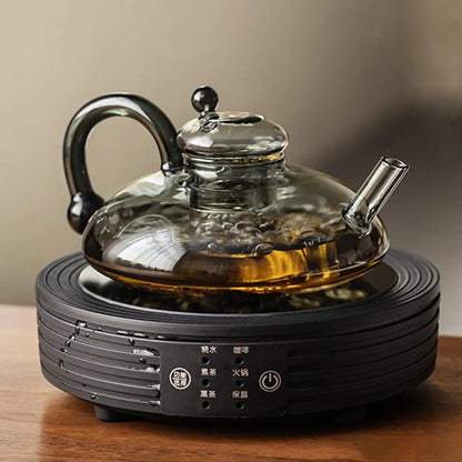 Flower Tea Teapot Set British-Style Boiled Fruit Tea Set Heat-Resistant Glass Affordable Luxury Health Pot Wasserkocher