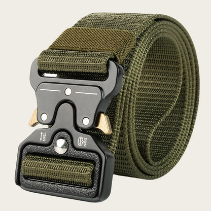 1 piece tactical belt for men; outdoor sports and leisure quick release buckle belt; hot sale