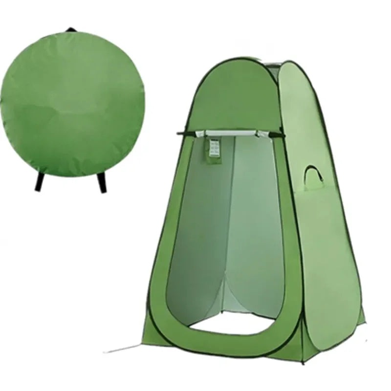 Portable Pop Up Privacy Tent Outdoor Shower Toilet With Window Quick Setup Beach Camping Foldable Lightweight Carry Bag Included