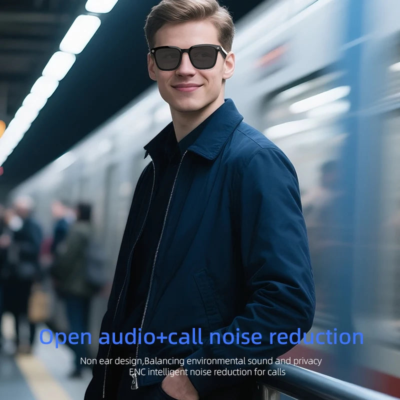 New Wifi AI Smart Glasses HD1080P Anti-shake Camera Video Glasses Voice Call Noise Reduction Wireless Bluetooth Headset Goggles