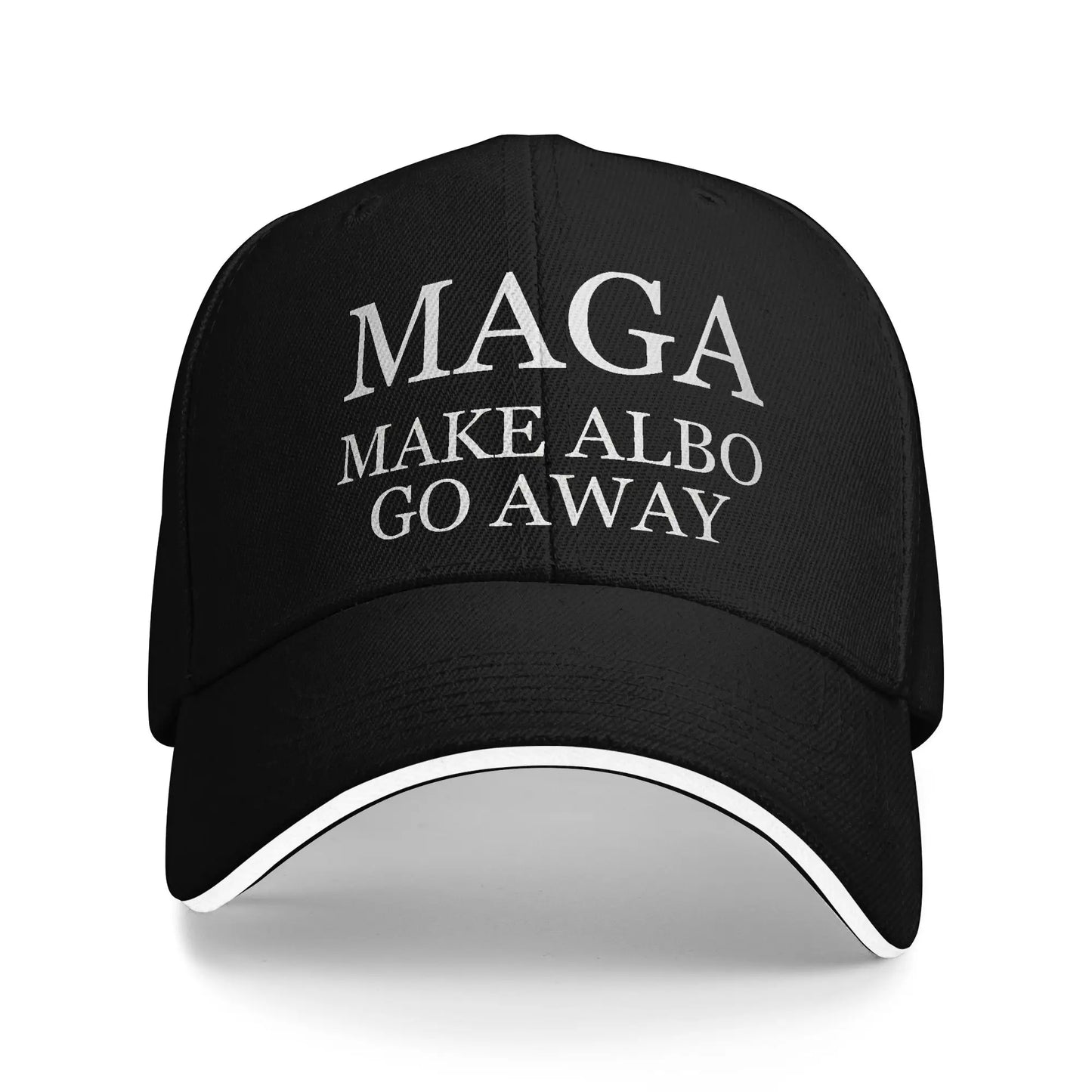 MAGA Make Albo Go Away Sandwich Baseball Caps Casual Polyester Australia Saying Snapback Hat Unisex Outdoor Gift Hats