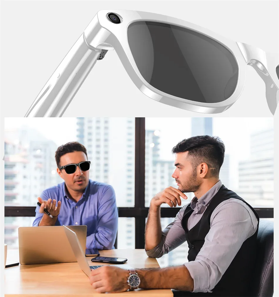 Xiaomi 4K HD AI Smart Glasses Chat GPT 100MP Camera Bluetooth Call 260Mah Battery Voice Assistant  Control Smart Glasses 2025