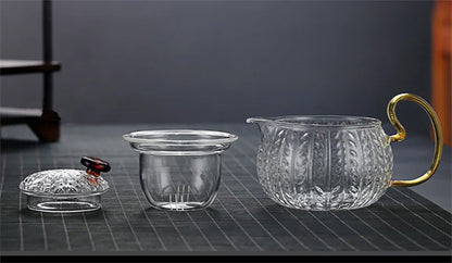 300ml 500ml High Borosilicate Heat-resistant Glass Teapot with Infuser Boiling Puer Flower Tea Pots Kung Fu Tea Set Teaware