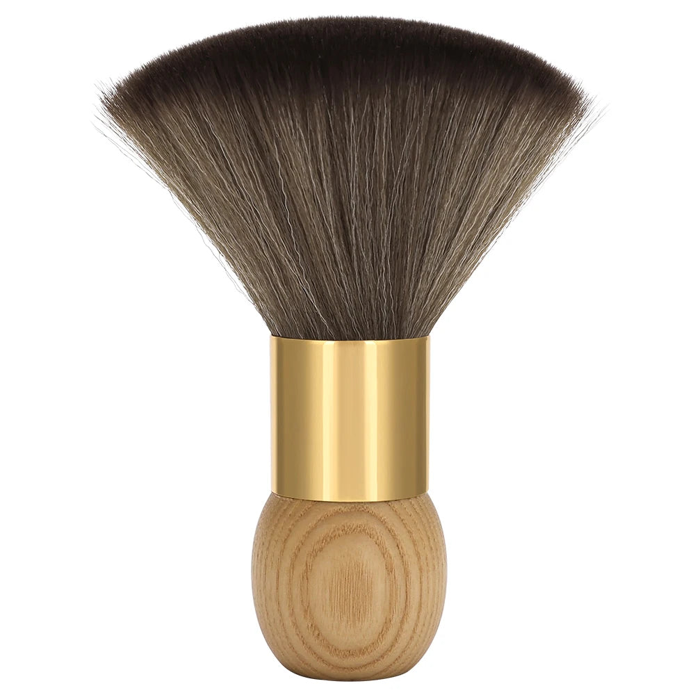 Professional Barber Duster Neck Face Brushes Hair Clean Soft Black Hairbrush Salon Cutting Hairdressing Styling Make Tools
