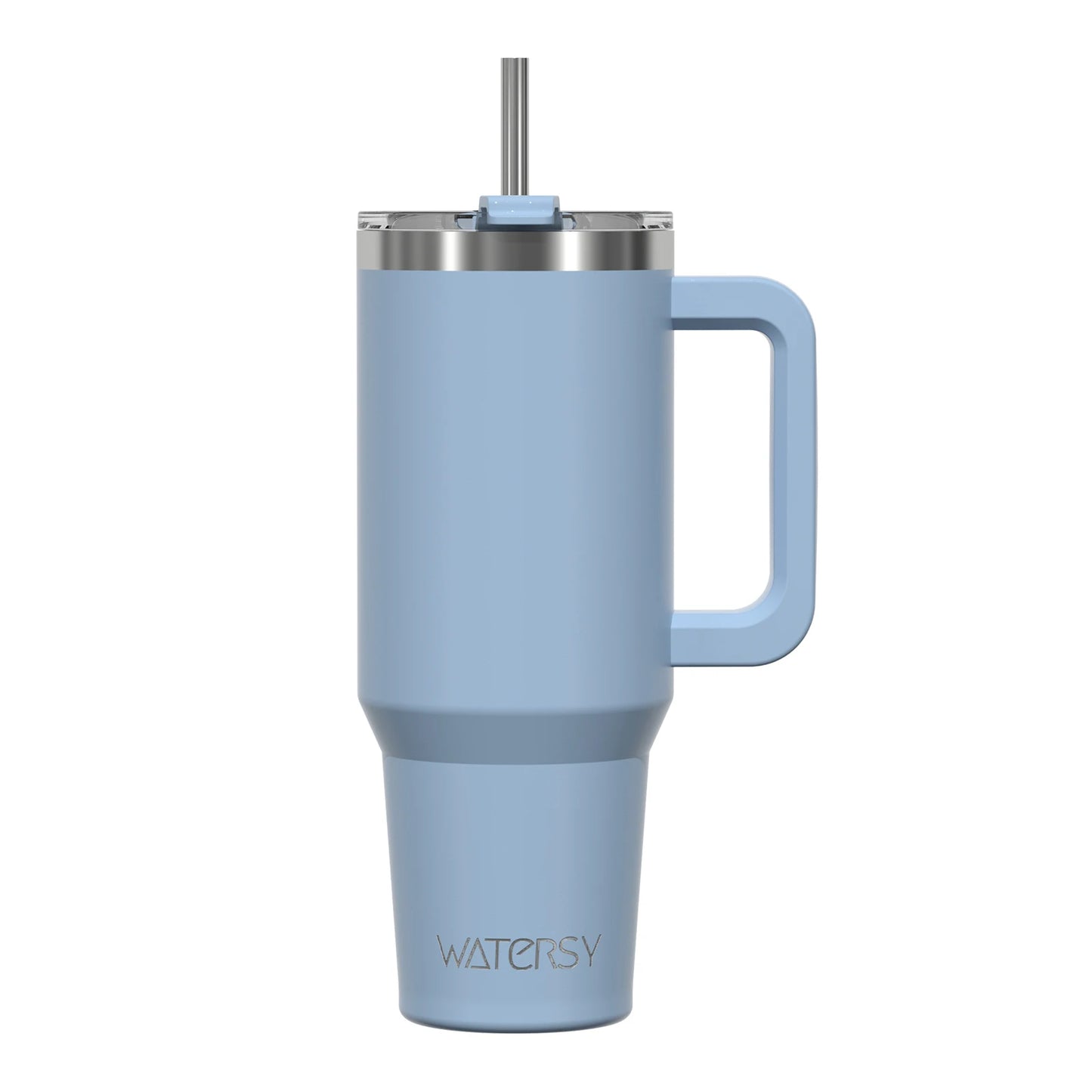 591ml Stainless Steel Insulated Cup 20oz Tumbler with Handle and Straw Keep Cold and Hot Thermal Mug Portable Car Travel Mug