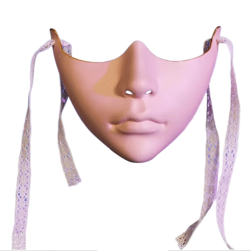 Unisex Masquerade Mask Beauty Mask Cosplay Mask Mechanical Half Face Mask for Carnival Halloween Dress up Party Mask