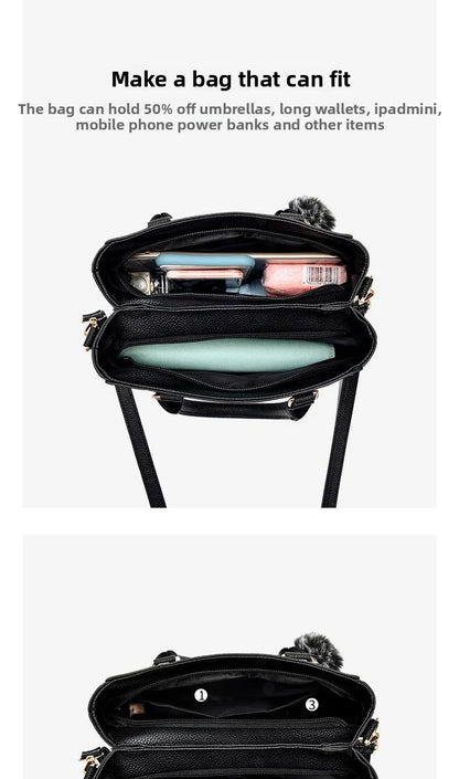 Fashionable Embroidered Large Capacity Women's Handbag Hot Sale Of The Season New Korean Style Handbag Shoulder Bag Tassel Penda
