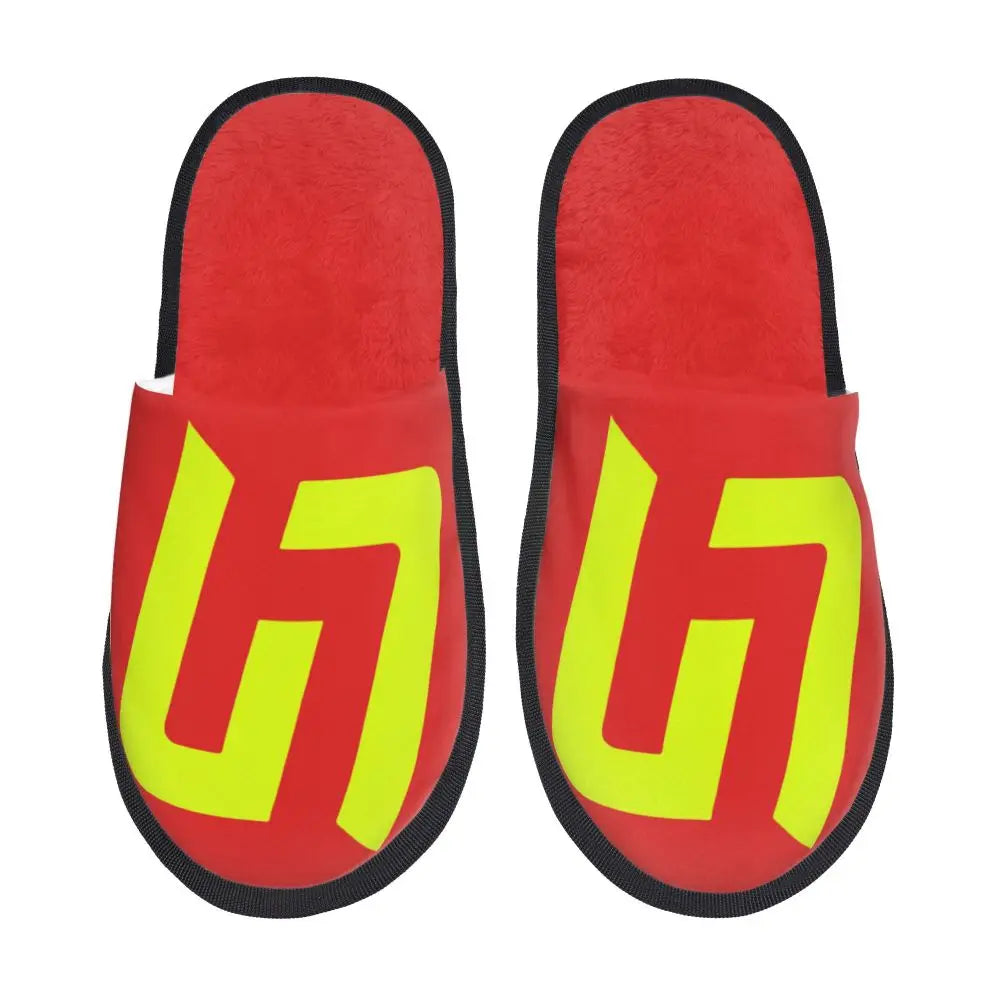 Custom British Lando Norris Racing Driver Guest Slippers for Spa Women House Slipper