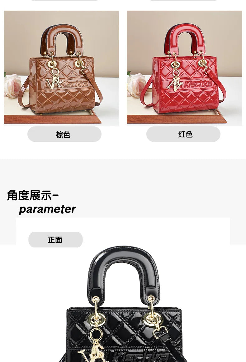 Patent Leather High Quality Female Handbags Luxury Designer Handbag Crossbody Bags Ladies Hand Shoulder Bags for Women Tote Bag