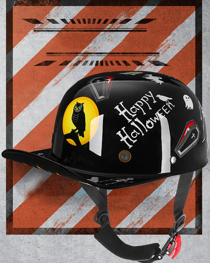 2022 Baseball Cap Helmet Motorcycle Vintage Retro Helmets Summer Open Face Scooter Cruiser Chopper Gangster DS Men Women