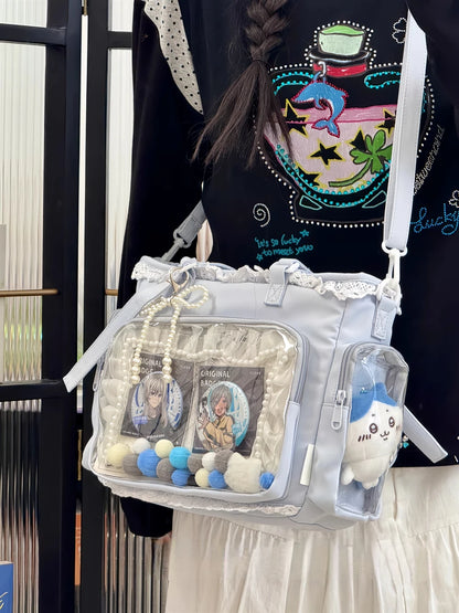 Ballet Girl Has A Large Appetite Itabag Japanese Two-Dimension Single Shoulder Cross Body Goods Bag Gift For Friends