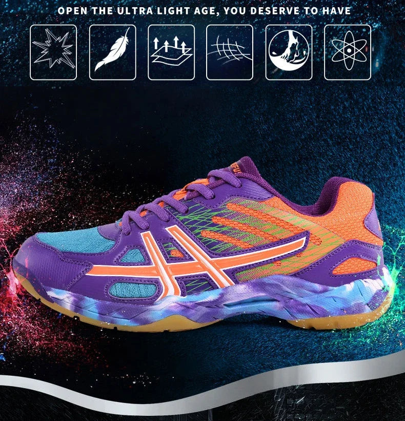 Women Sneakers Men Badminton Shoes Light Black Breathable Female Outdoor Sports Training Women Athletics Sports Pink
