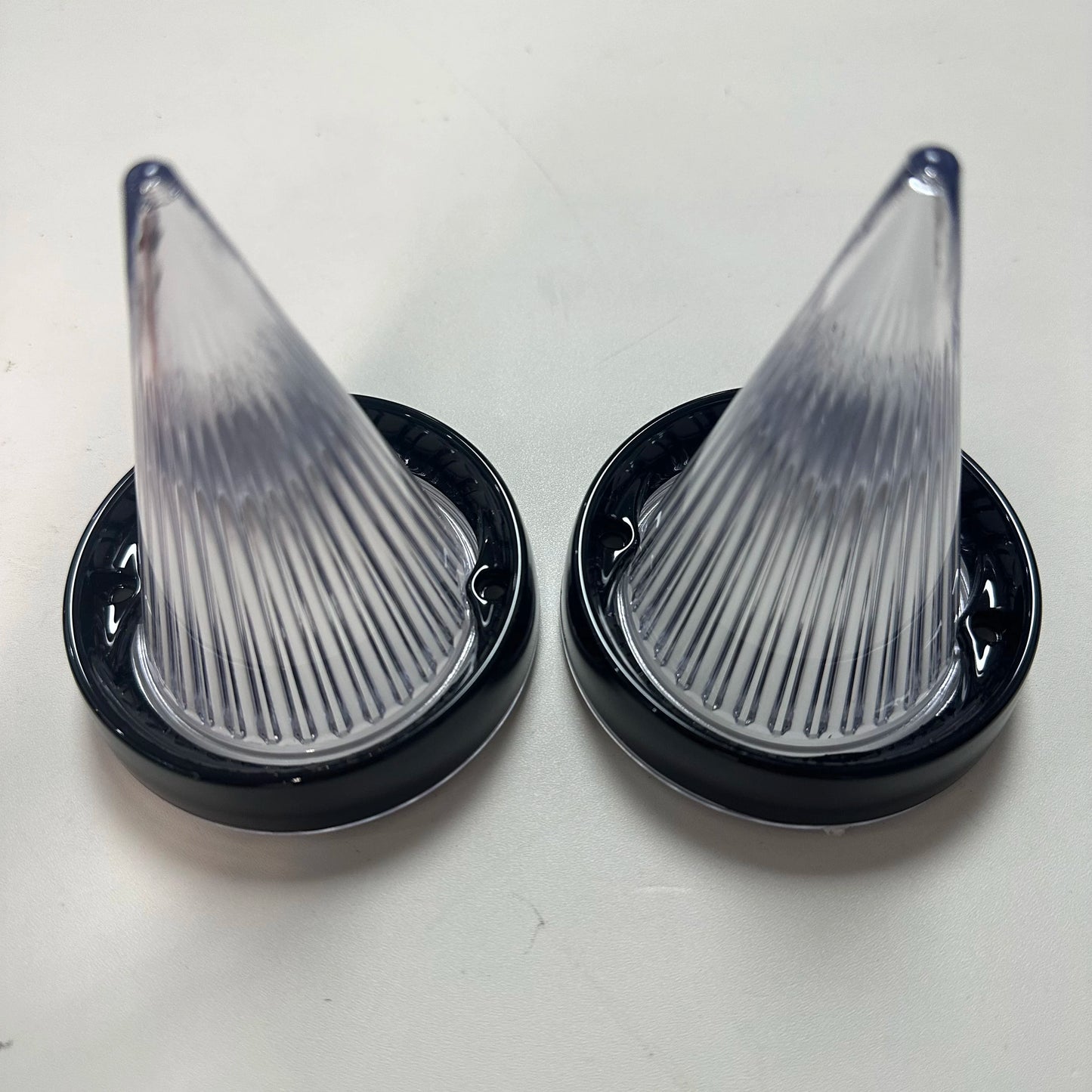 Pair Motorcycle Indicator Lens Cover Turn Signal Light Cap For Harley Touring Road Glide Road King Electra Tour Glide 1986-2021