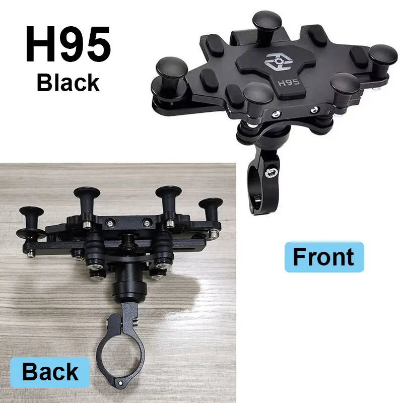 Motorcycle Phone Holder High Quality Alloy Motorcycle Electric Bike Mobile Phone Holder With Dampener Motos Navigation Bracket
