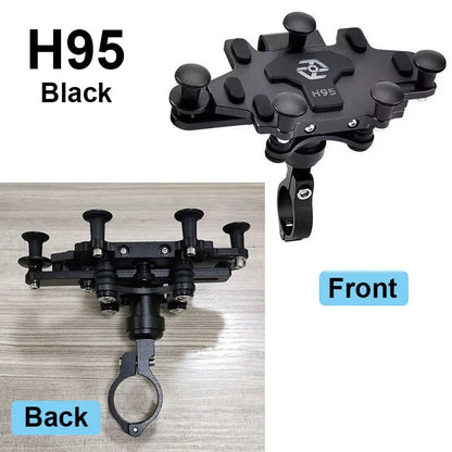Motorcycle Phone Holder High Quality Alloy Motorcycle Electric Bike Mobile Phone Holder With Dampener Motos Navigation Bracket